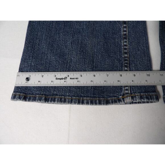 Mossimo Womens Sz 19 Premium Denim Low Rise Boot Cut Blue Jeans - Picture 7 of 14